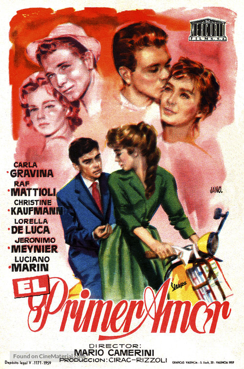 Primo amore - Spanish Movie Poster