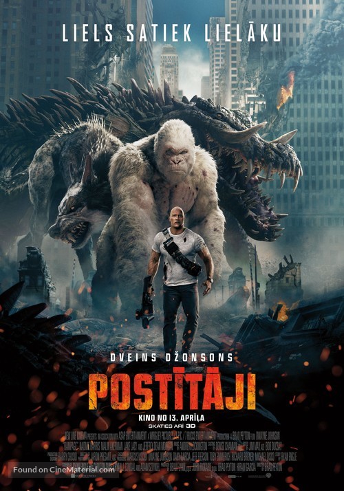 Rampage - Latvian Movie Poster