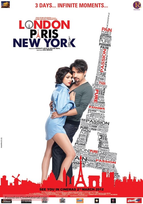 London Paris New York - Indian Movie Poster