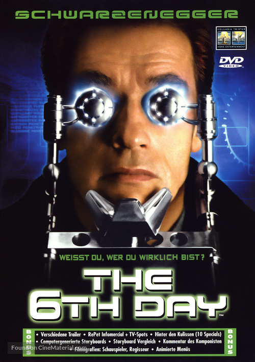 The 6th Day - German DVD movie cover