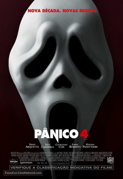 Scream 4 - Brazilian Movie Poster