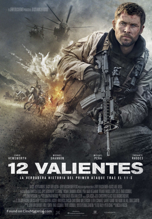 12 Strong - Spanish Movie Poster