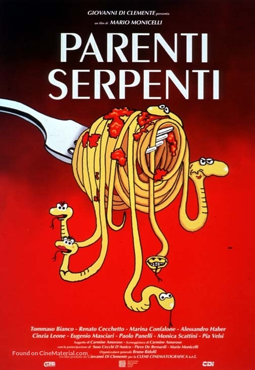 Parenti serpenti - Italian Movie Poster