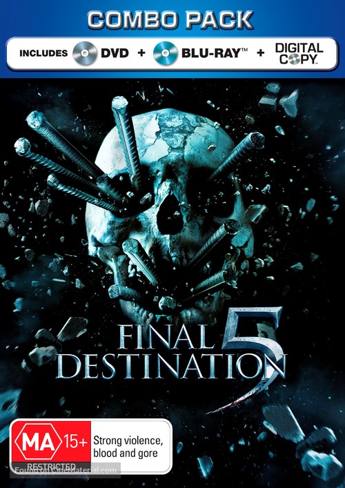 Final Destination 5 - Australian Blu-Ray movie cover