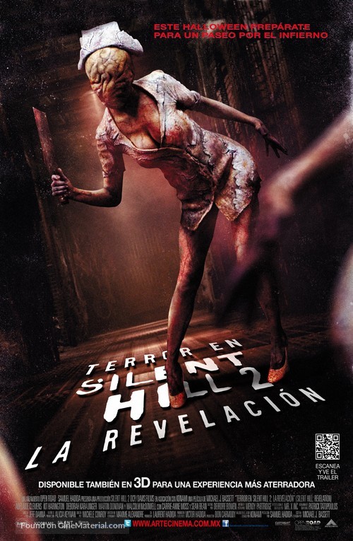 Silent Hill: Revelation 3D - Mexican Movie Poster