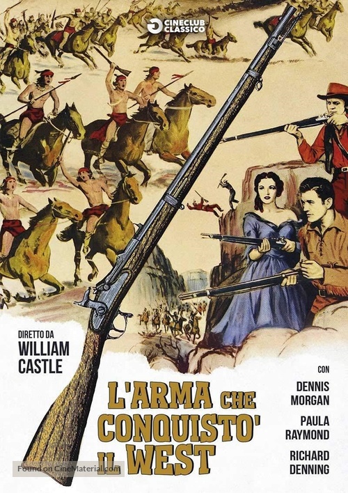 The Gun That Won the West - Italian DVD movie cover