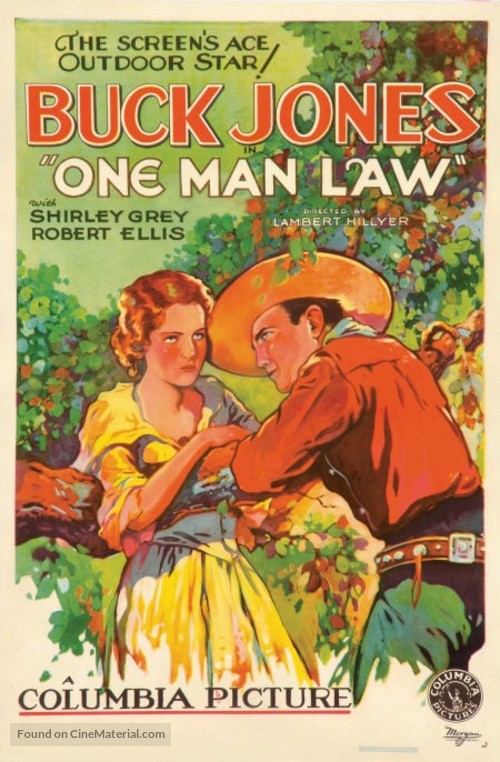 One Man Law - Movie Poster