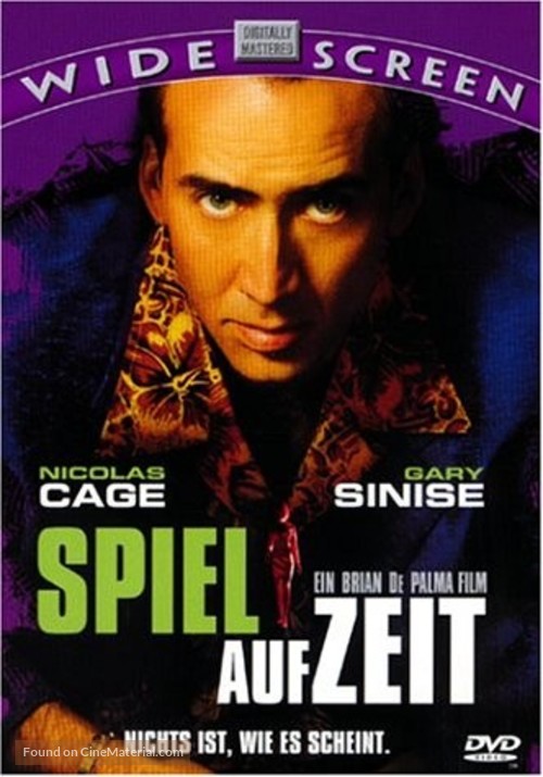 Snake Eyes - German DVD movie cover