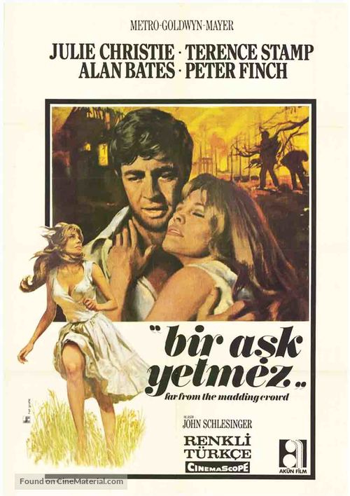 Far from the Madding Crowd - Turkish Movie Poster