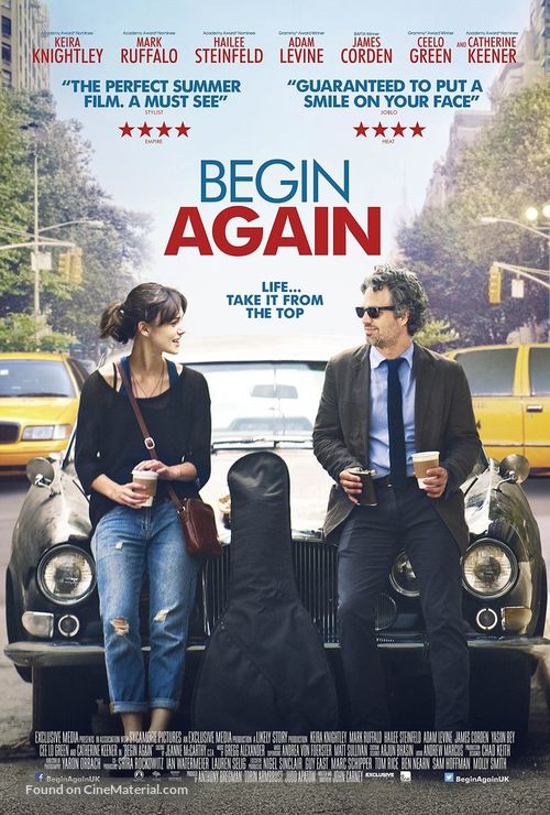 Begin Again - British Movie Poster