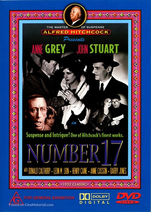 Number Seventeen - Australian DVD movie cover