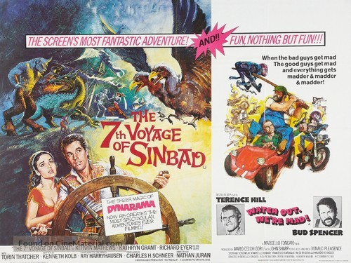 The 7th Voyage of Sinbad - British Combo movie poster