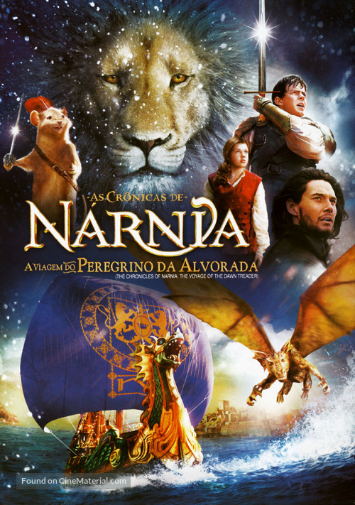 The Chronicles of Narnia: The Voyage of the Dawn Treader - Brazilian DVD movie cover