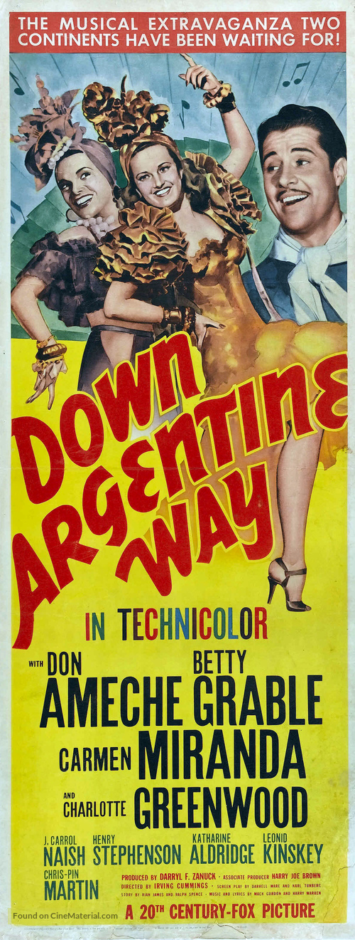Down Argentine Way - Movie Poster