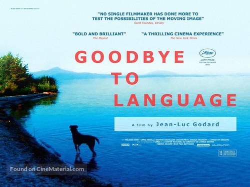Adieu au langage - British Movie Poster