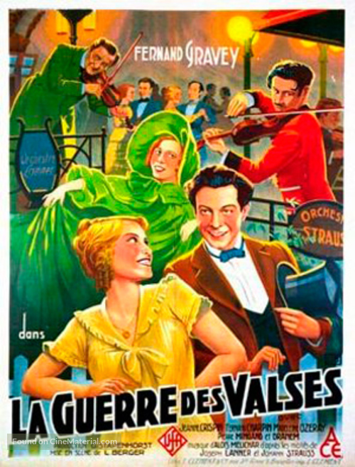 La guerre des valses - French Movie Poster