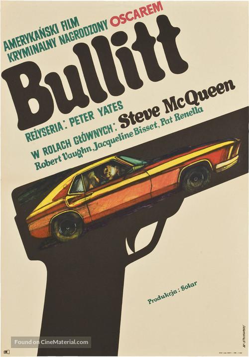 Bullitt - Polish Movie Poster