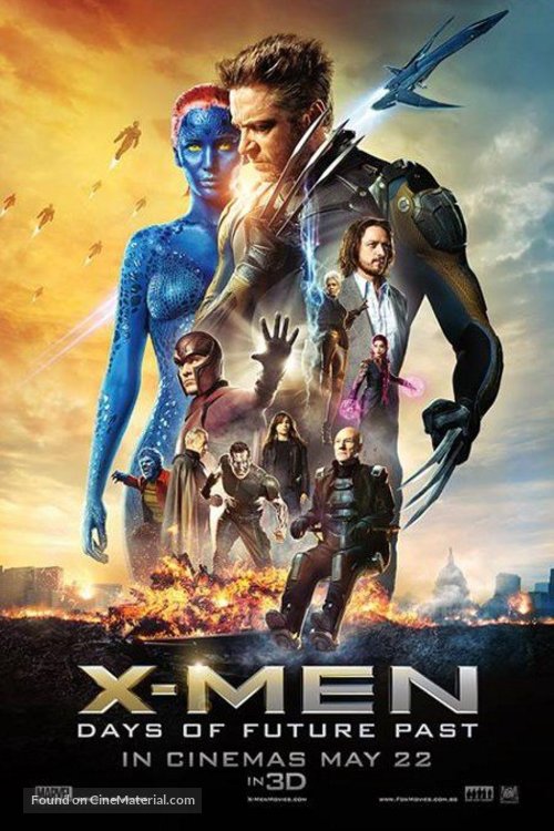 X-Men: Days of Future Past - Singaporean Movie Poster