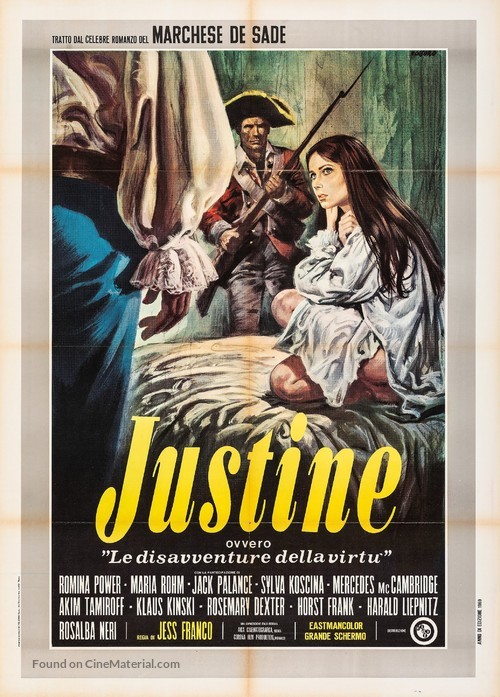 Marquis de Sade: Justine - Italian Movie Poster