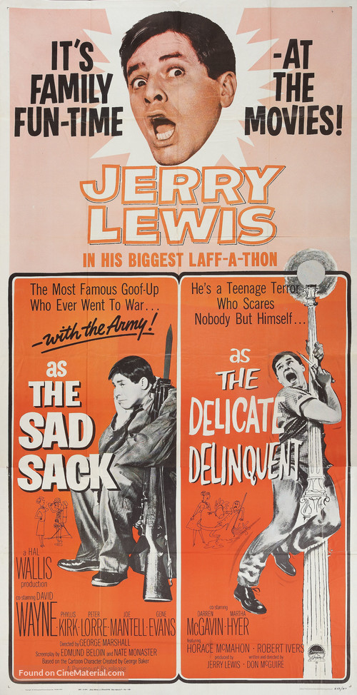 The Sad Sack - Combo movie poster