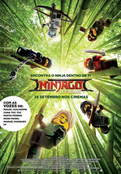 The Lego Ninjago Movie - Portuguese Movie Poster