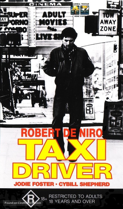 Taxi Driver - Australian VHS movie cover