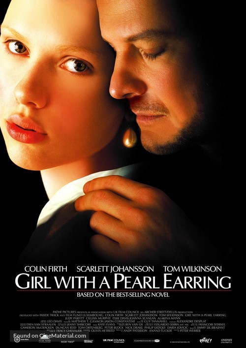 Girl with a Pearl Earring - British Movie Poster