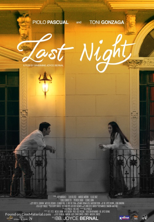 Last Night - Lebanese Movie Poster