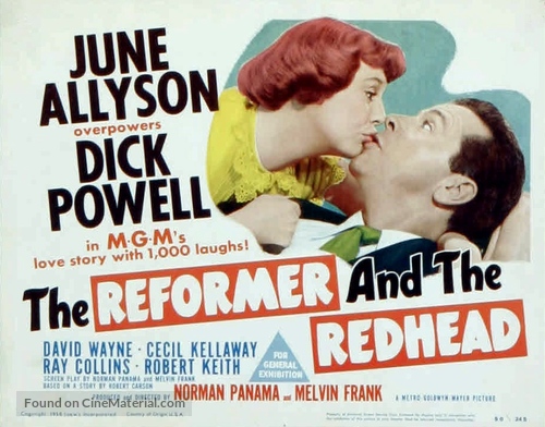 The Reformer and the Redhead - British Movie Poster
