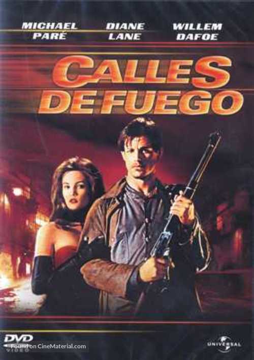 Streets of Fire - Spanish DVD movie cover