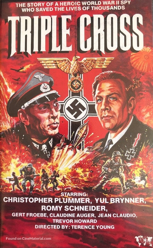 Triple Cross - British VHS movie cover