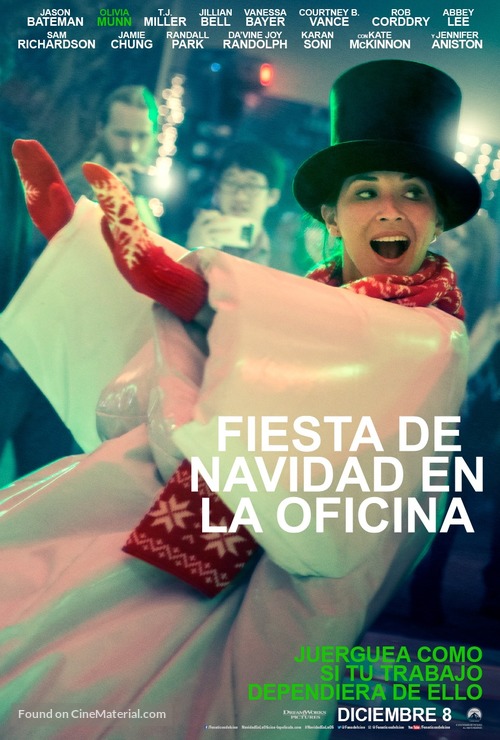Office Christmas Party - Argentinian Movie Poster