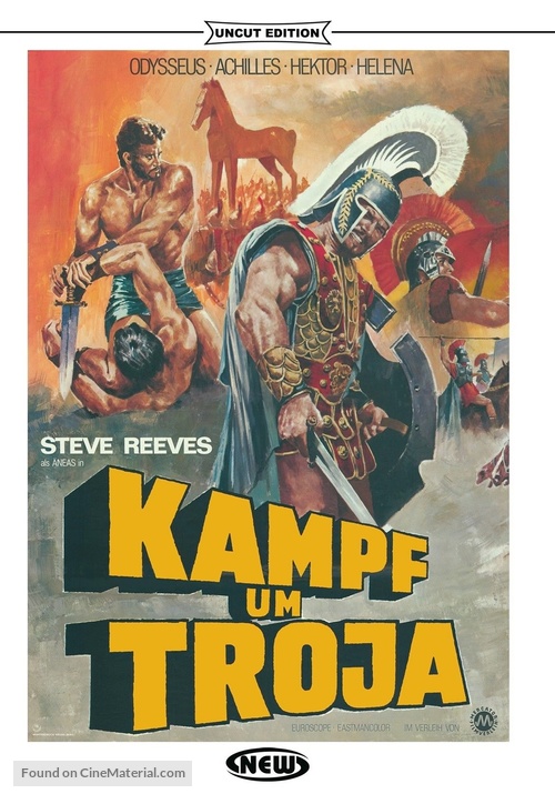 La guerra di Troia - German DVD movie cover