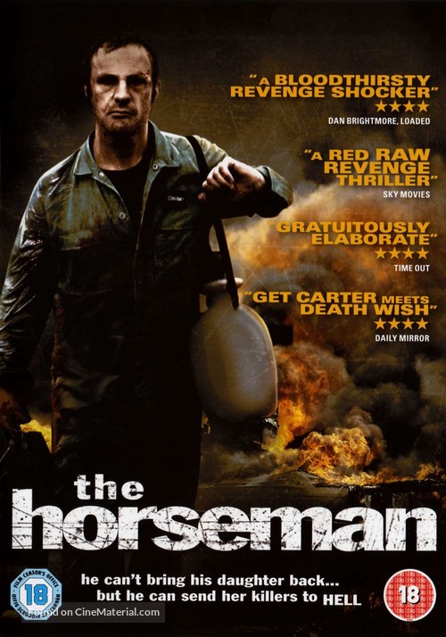 The Horseman - British DVD movie cover