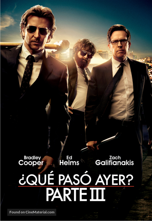 The Hangover Part III - Argentinian DVD movie cover