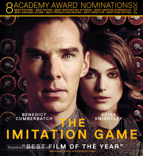 The Imitation Game - Blu-Ray movie cover