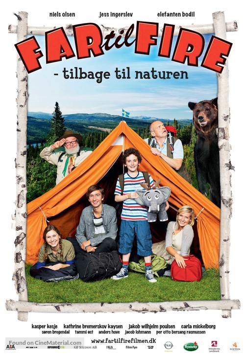 Far til fire - tilbage til naturen - Danish Movie Poster