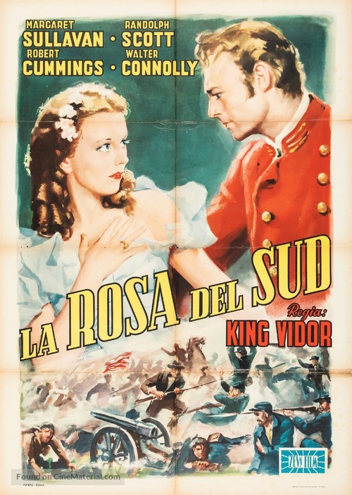 So Red the Rose - Italian Movie Poster