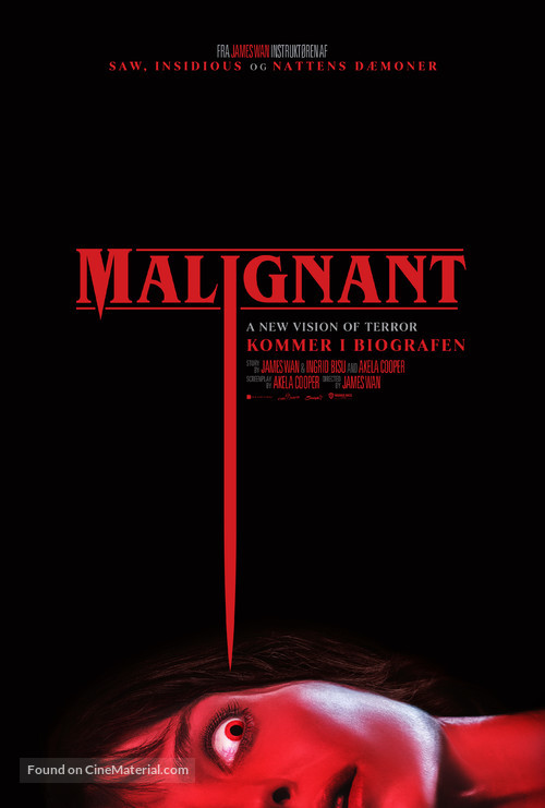 Malignant - Danish Movie Poster