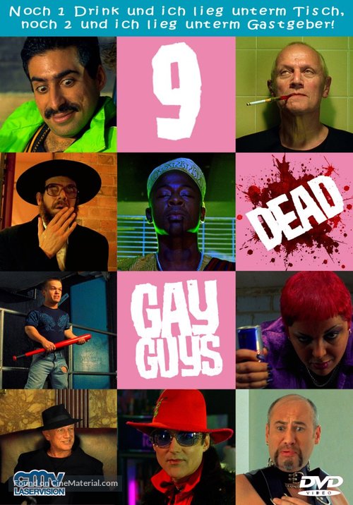 9 Dead Gay Guys - German DVD movie cover