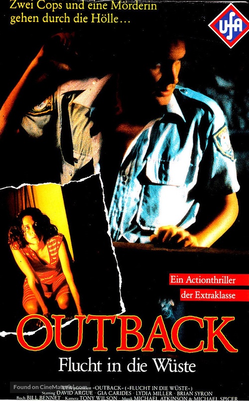 Backlash - German VHS movie cover