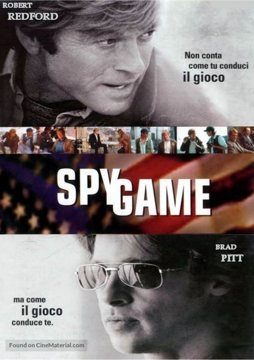 Spy Game - Italian DVD movie cover