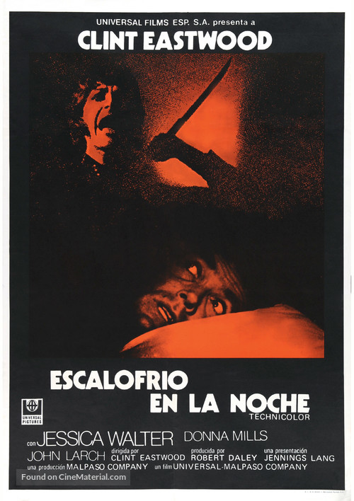 Play Misty For Me - Spanish Movie Poster