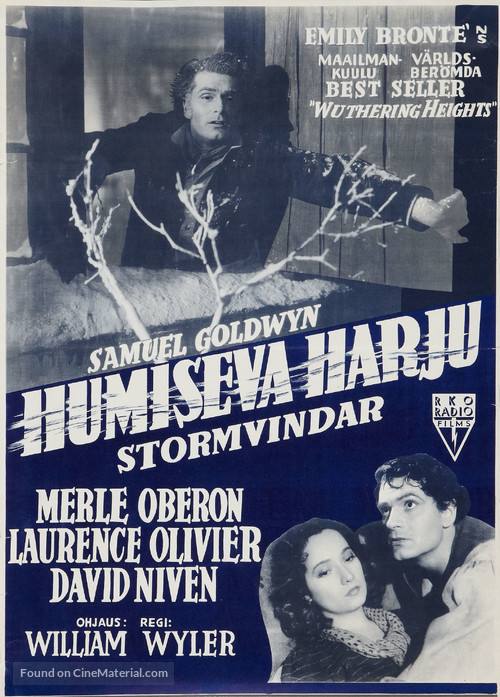 Wuthering Heights - Finnish Movie Poster