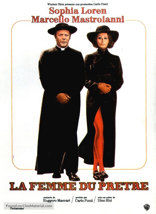 The Priest&#039;s Wife - French Movie Poster