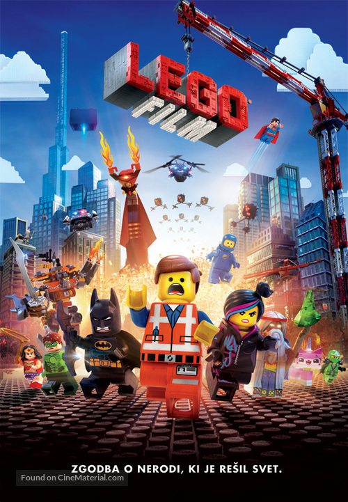 The Lego Movie - Slovenian Movie Poster
