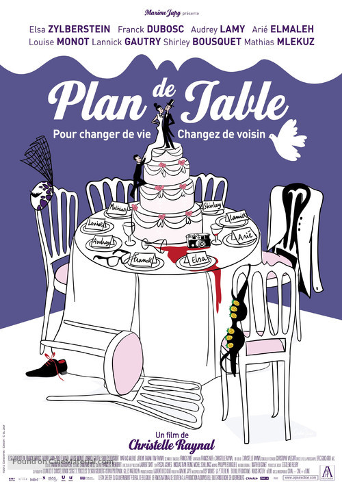Plan de table - French Movie Poster