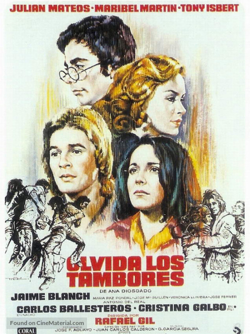 Olvida los tambores - Spanish Movie Poster