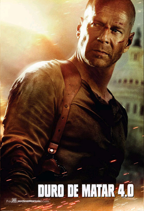Live Free or Die Hard - Mexican Movie Poster