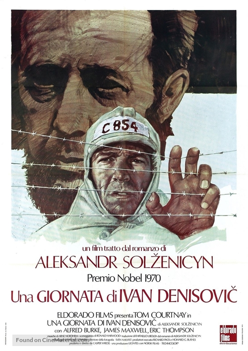 One Day in the Life of Ivan Denisovich - Italian Movie Poster